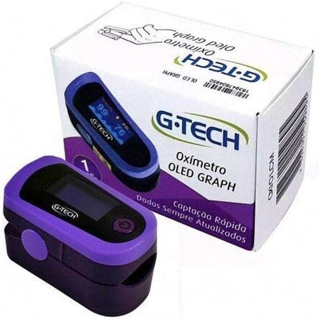 G-Tech Oxímetro De Pulso Portátil Modelo Oled Graph — review e melhor preço | gymcerto