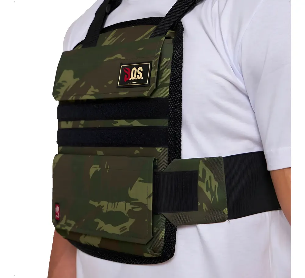 Colete De Peso Cross Treino Funcional 10lb Ajustável B.O.S. — review e melhor preço | gymcerto