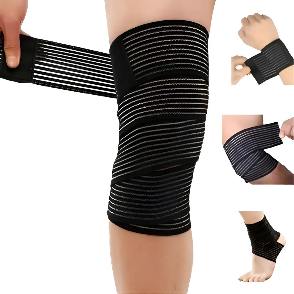 Faixa De Compressão Multiuso Proteção Para Joelhos Punhos — review e melhor preço | gymcerto