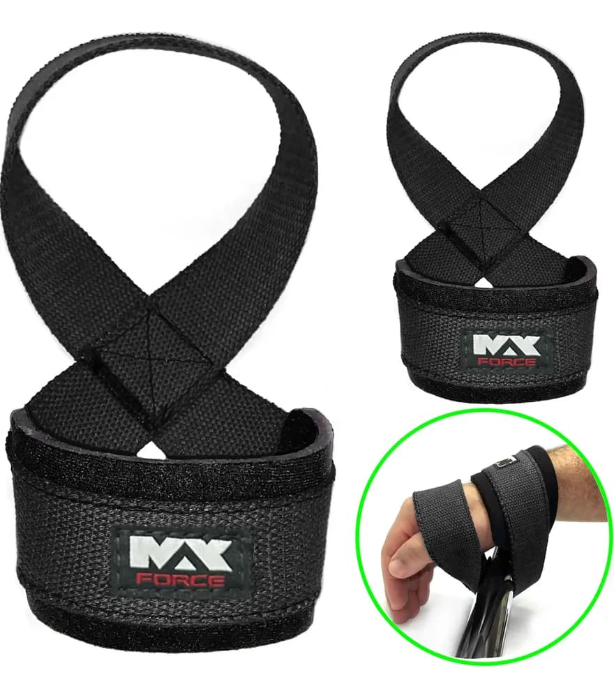 Fita Strap 8 Oito Academia Munhequeira Preto Gancho Gripps — review e melhor preço | gymcerto