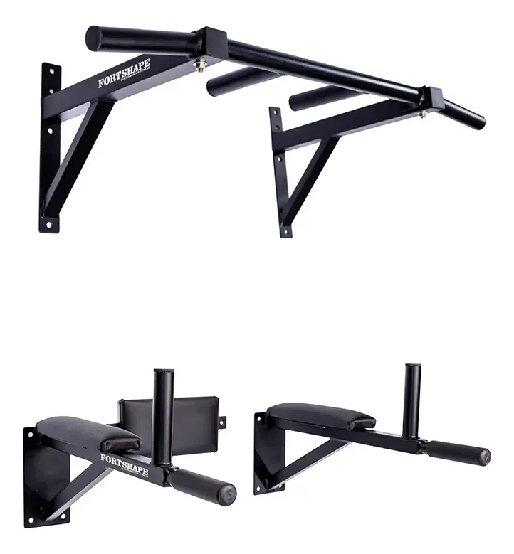 Fortshape Barra Fixa Mista de Parede + Paralela Abdominal e Tríceps com Encosto — review e melhor preço | gymcerto
