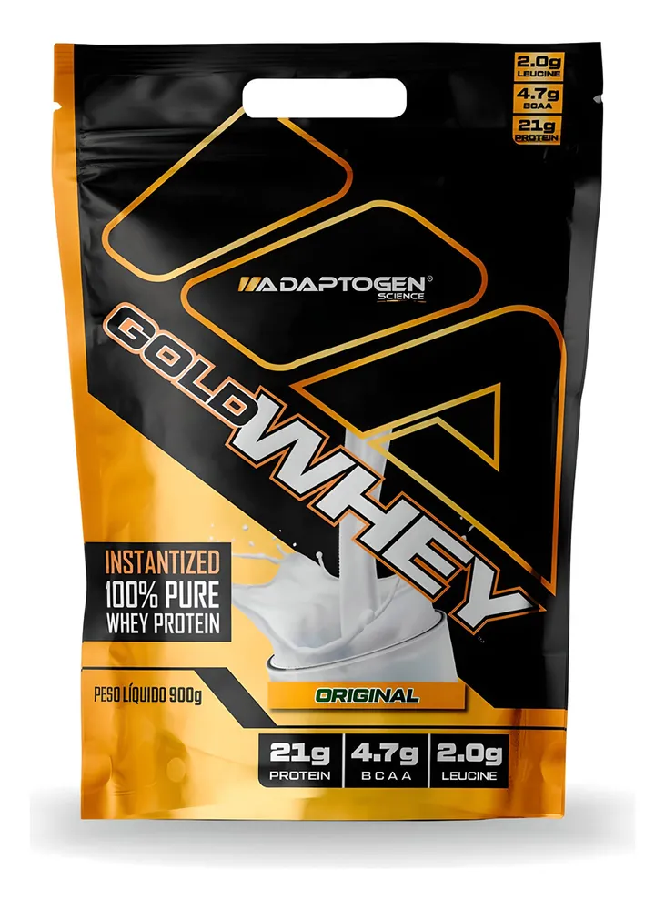 Gold Whey Refil 900g Sabor Original – Adaptogen — review e melhor preço | gymcerto