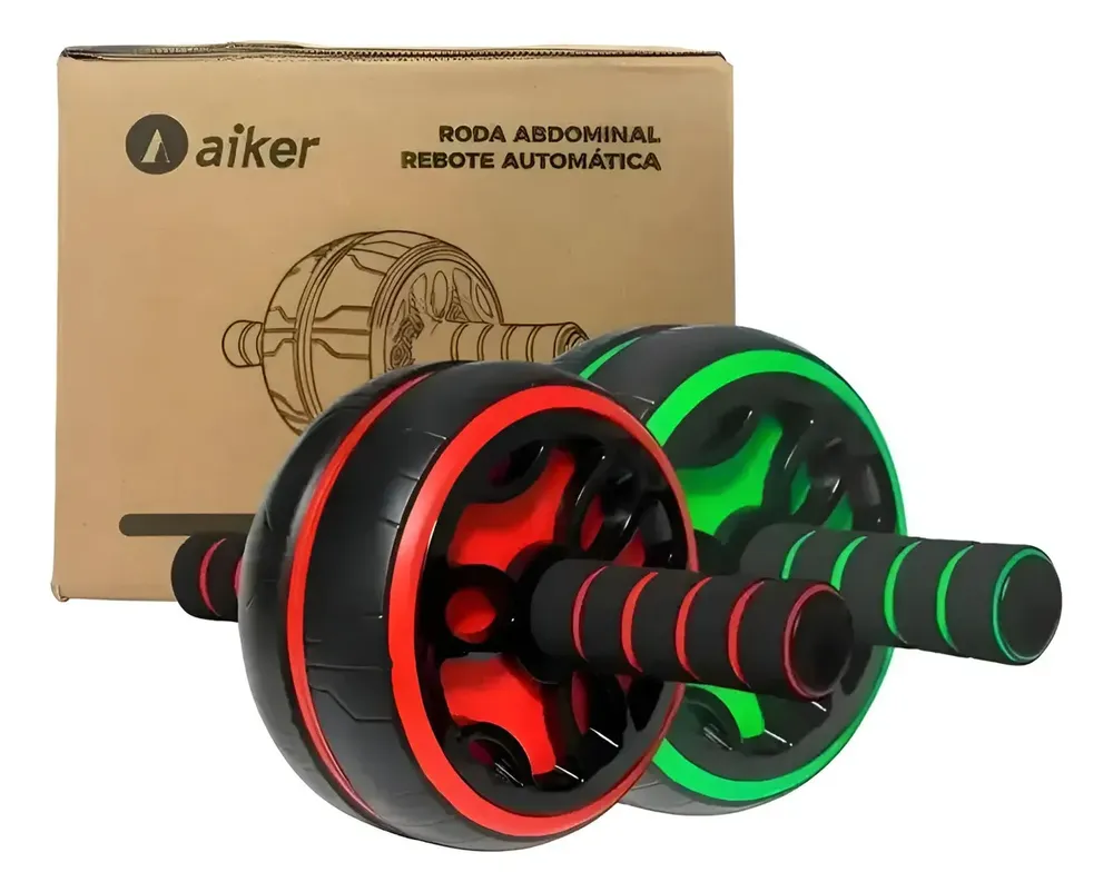 Roda Abdominal Aiker AD-051 com Rebote Automático - review, especificações e melhor preço | gymcerto