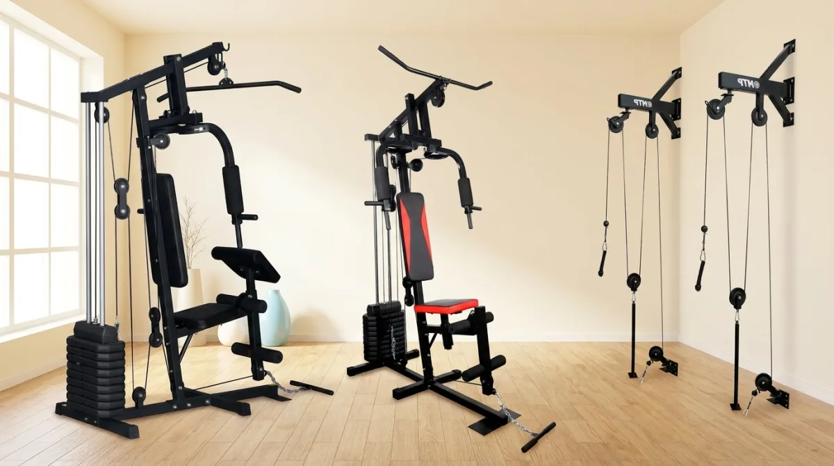 Estações de musculação multifuncionais para home gym