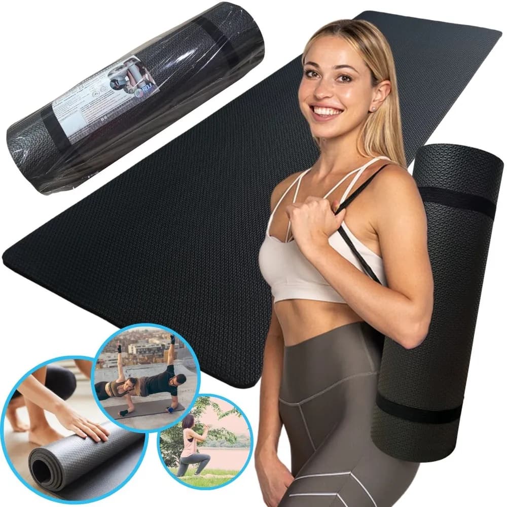 Tapete de Yoga RDJ EVA 10mm 180x53cm Colchonete Grosso — review e melhor preço | gymcerto
